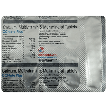Ccnate-Plus Tablet - Classic Derma
