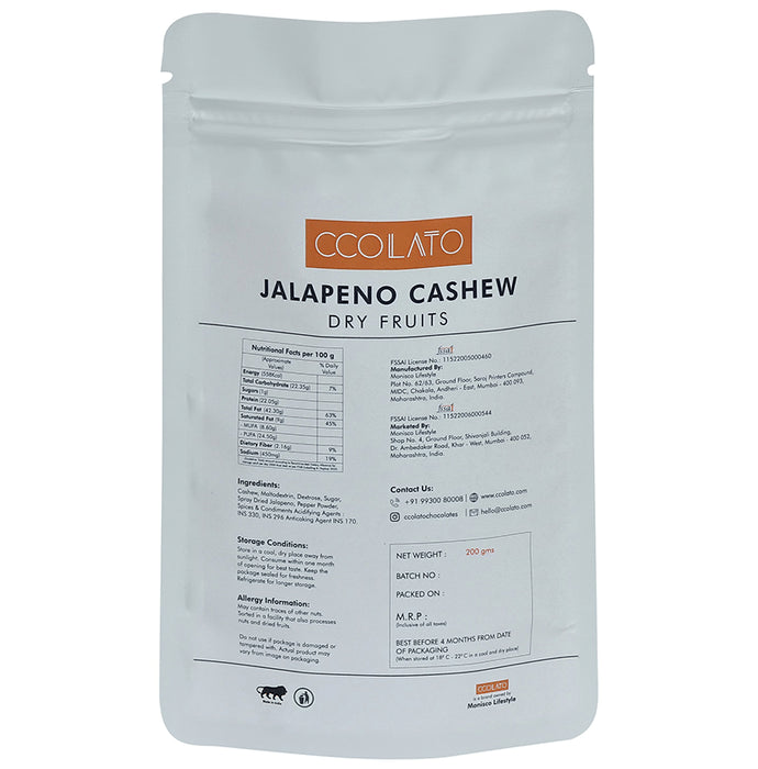 Ccolato Jalapeno Cashews