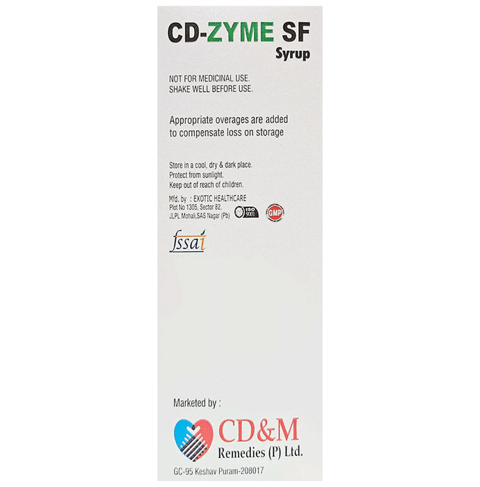 Cd-Zyme SF Syrup Sugar Free