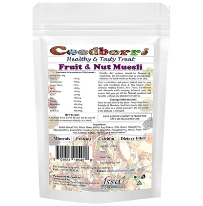 Ceedberri Fruit & Nut Muesli (400gm Each)