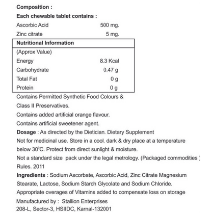Ceevit-CZ Chewable Tablet