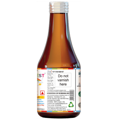 HealthBest Kidbest Omega 3 for Immunity, Brain & Vision Support | Syrup