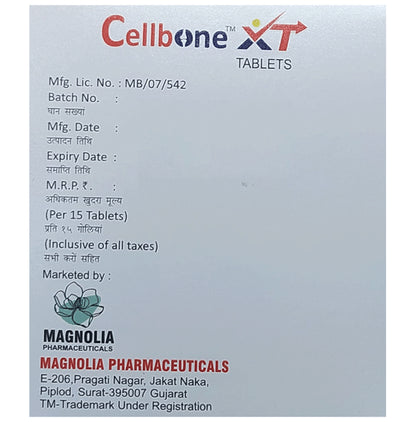 Cellbone-Xt Tablet (15 Each)
