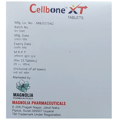 Cellbone-Xt Tablet (15 Each)