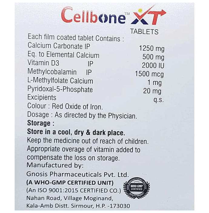 Cellbone-Xt Tablet (15 Each)