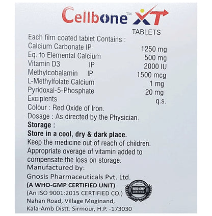 Cellbone-Xt Tablet (15 Each)