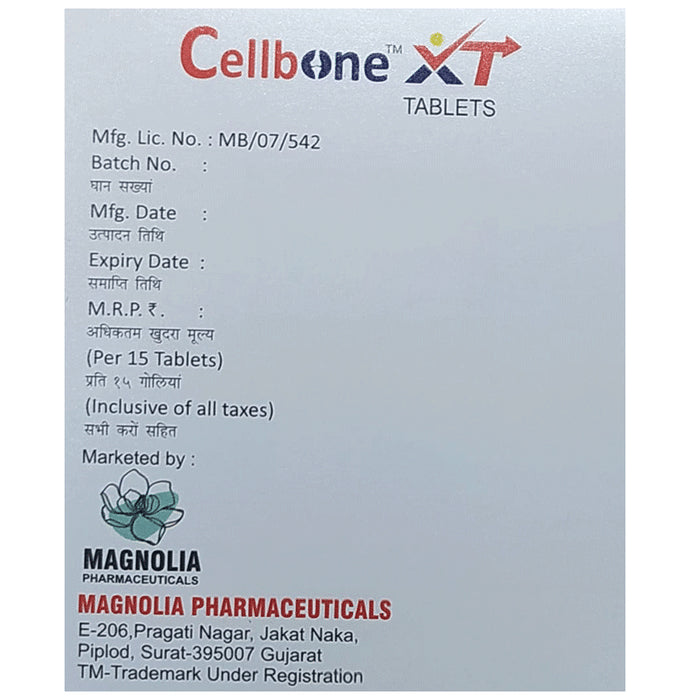 Cellbone-Xt Tablet (15 Each)