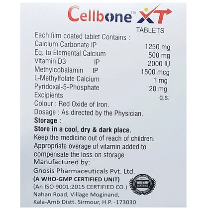 Cellbone-Xt Tablet (15 Each)