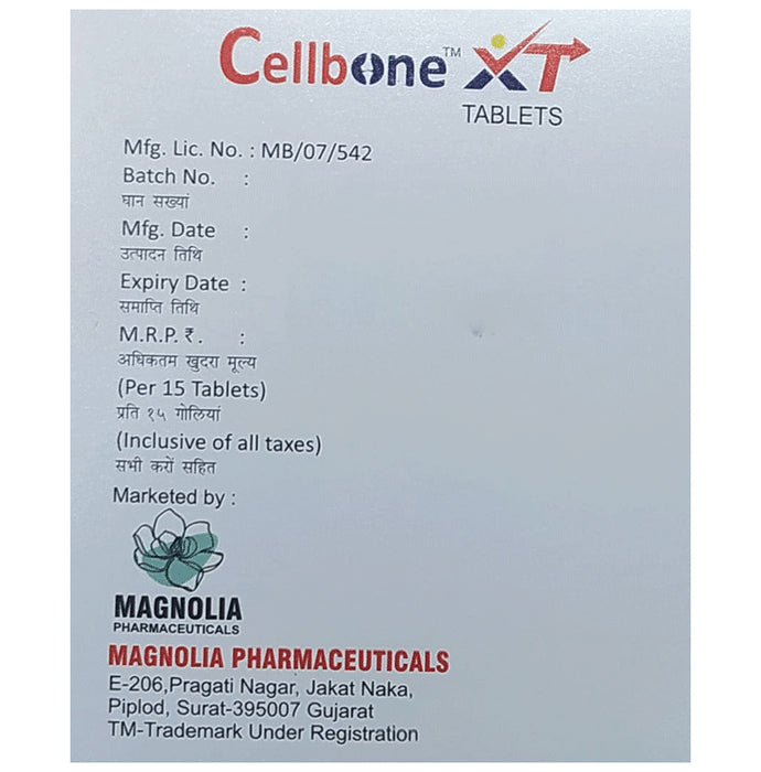 Cellbone-Xt Tablet (15 Each)