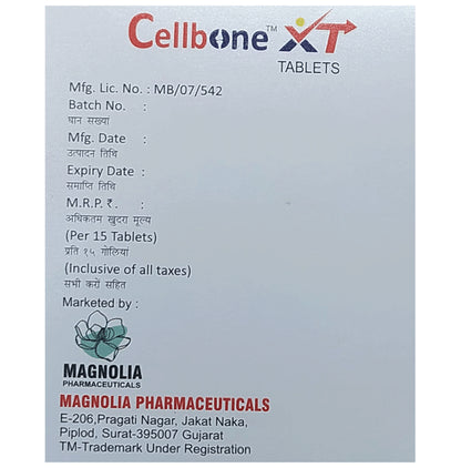 Cellbone-Xt Tablet (15 Each)