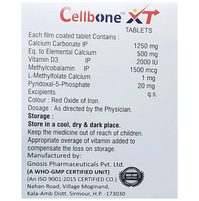 Cellbone-Xt Tablet (15 Each)