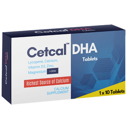 Cetcal DHA Tablet - Classic Derma