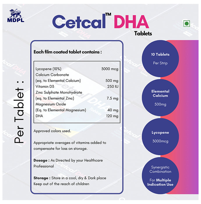 Cetcal DHA Tablet