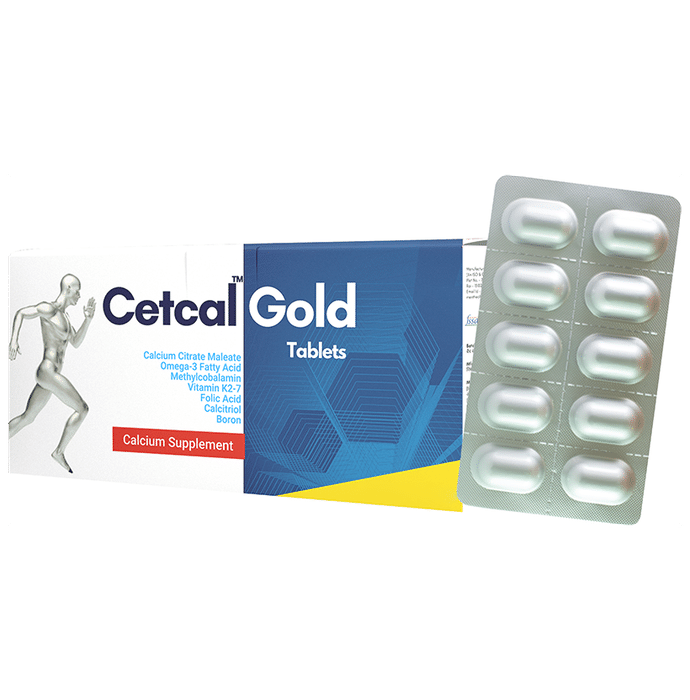 Cetcal Gold Tablet - Classic Derma