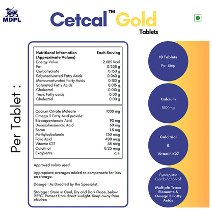 Cetcal Gold Tablet