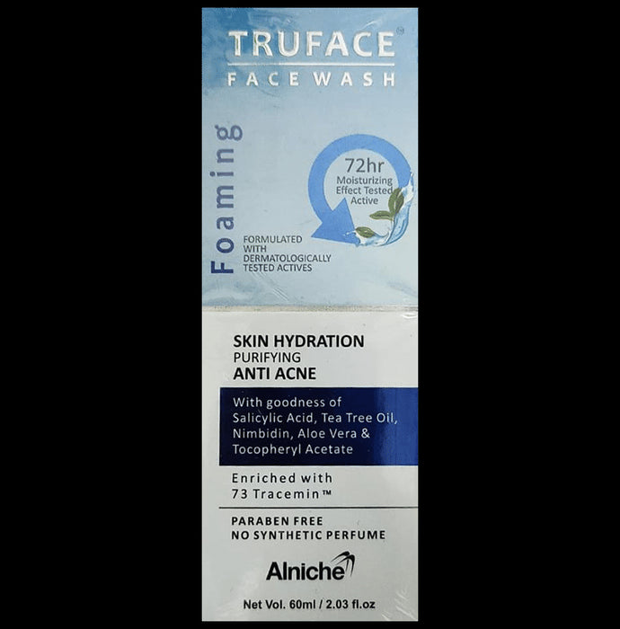 Truface Foaming Anti-Acne Face Wash | Cleanses, Hydrates & Moisturises the Skin | Paraben-Free - Classic Derma