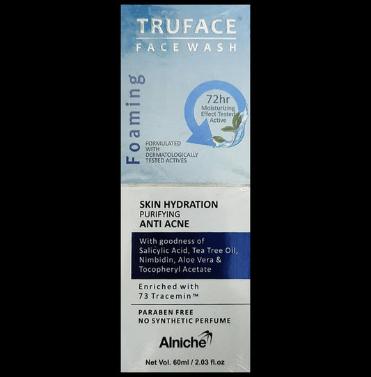 Truface Foaming Anti-Acne Face Wash | Cleanses, Hydrates & Moisturises the Skin | Paraben-Free - Classic Derma