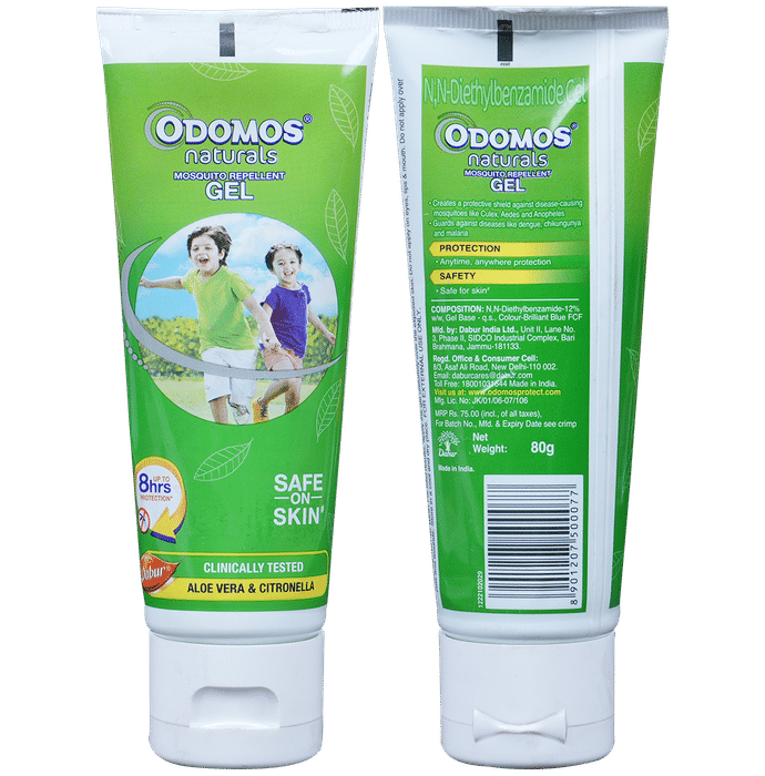 Odomos Naturals Mosquito Repellent Gel - Classic Derma