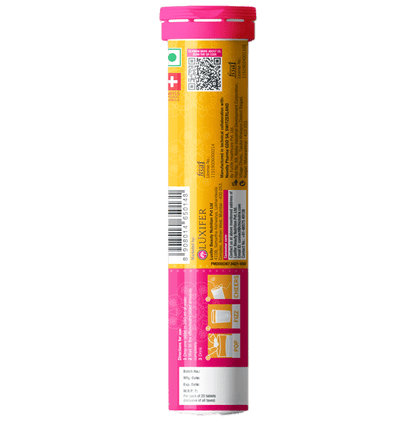 Chicnutrix Cleanse Natural Turmeric Extract+Black Pepper Effervescent Tablet Delicious Mango