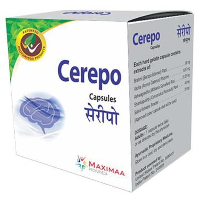 Proyurveda Cerepo Memory Booster Capsule - Classic Derma