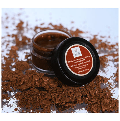 Chilife Ultra Hydrating Coffee & Cocoa Lip Balm with Shea Butter & Vitamin E