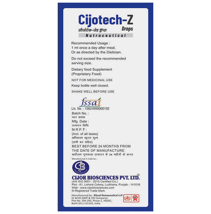 Cijotech-Z Drops