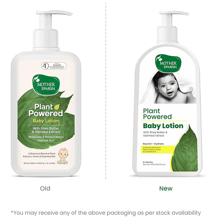 Mother Sparsh Plant Powered Baby Lotion | Shea Butter & Oatmeal, Deep Hydration Lotion