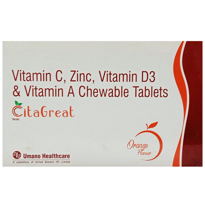 CitaGreat Chewable Tablet Orange - Classic Derma
