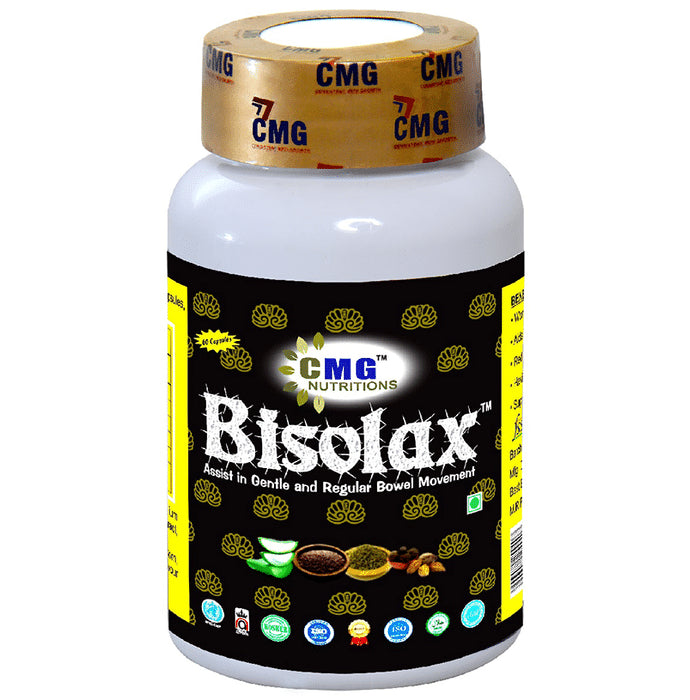 CMG Nutritions Bisolax Capsule Assist in Gentle & Regular Bowel Movement - Classic Derma