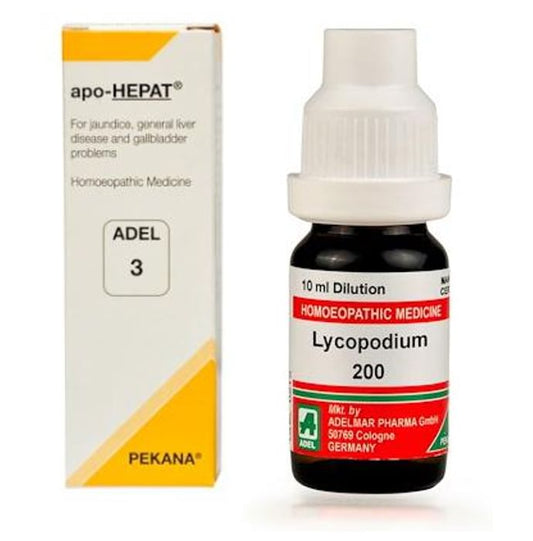 ADEL Liver Care Combo (ADEL 3 + Lycopodium Clavatum Dilution) - Classic Derma