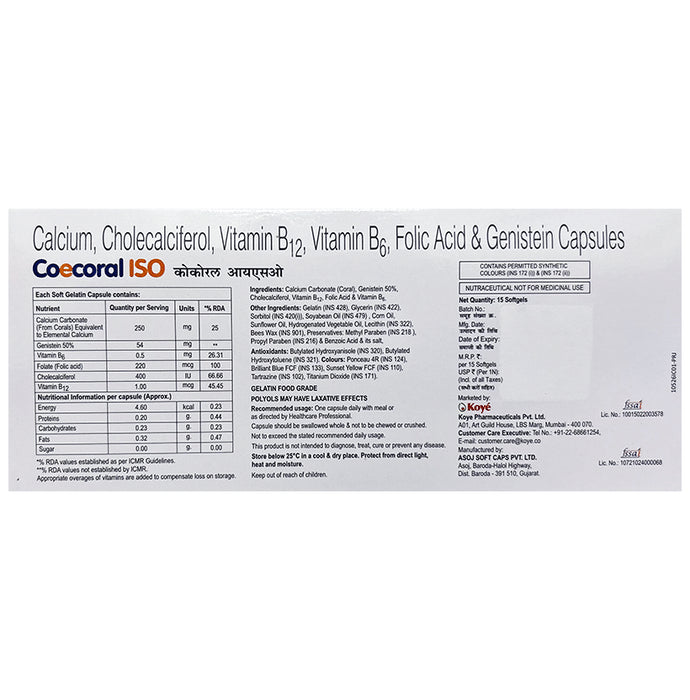 Coecoral ISO Capsule Nutraceutical For Women