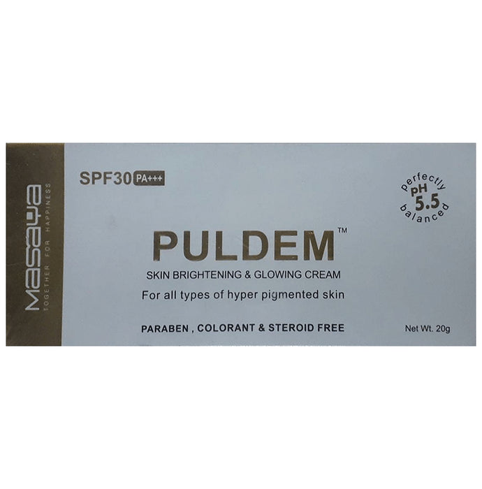 Puldem Skin Brightening & Glowing Cream SPF 30 PA+++ - Classic Derma