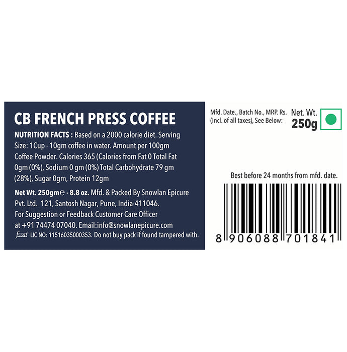 Colombian Brew French Press Freshly Roast & Ground Coffee