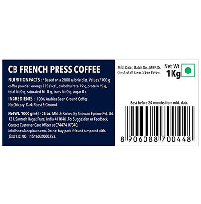 Colombian Brew French Press Freshly Roast & Ground Coffee