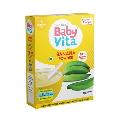 Combo Pack of Banana Powder and Wheat Apple Powder Mix (200gm Each)