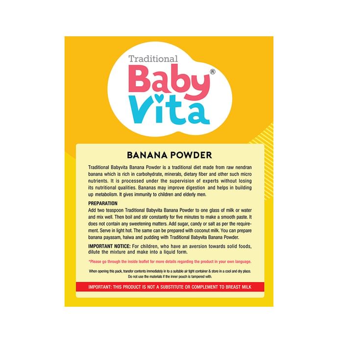 Combo Pack of Banana Powder and Wheat Apple Powder Mix (200gm Each)