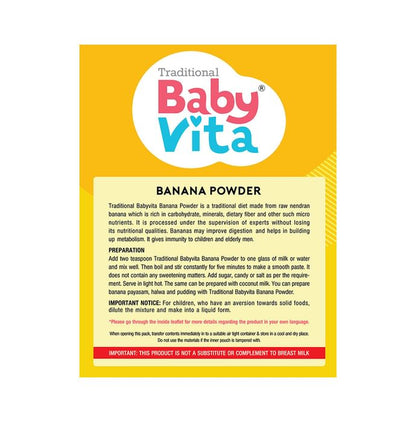 Combo Pack of Banana Powder and Wheat Apple Powder Mix (200gm Each)