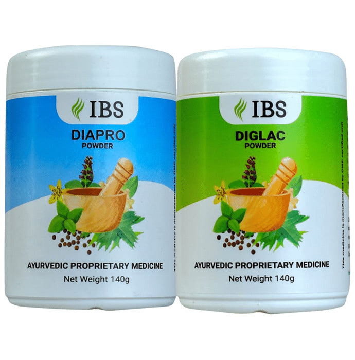 Combo Pack of IBS Diapro Powder & Diglac Powder (140gm Each) - Classic Derma