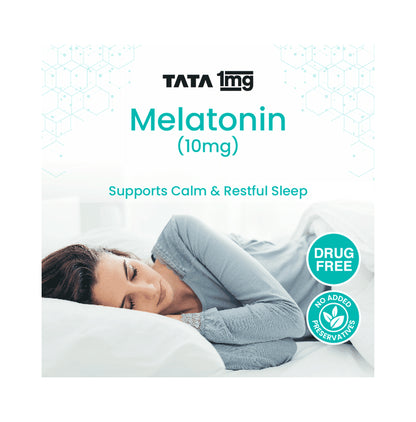 Combo Pack of Tata 1mg Melatonin 10 mg Advance Capsule (30),Probiotics 30 Billion CFUs+ Capsule (60) & Organic Apple Cider Vinegar (500ml)