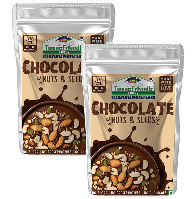 TummyFriendly Foods Chocolate Nuts and Seeds (100gm Each) - Classic Derma