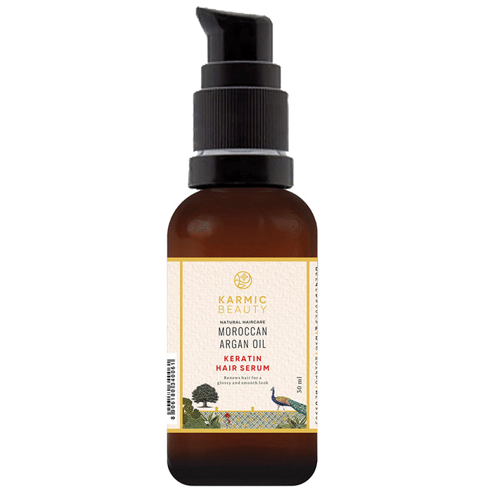 Karmic Beauty Moroccan Argan Oil Keratin Hair Serum - Classic Derma