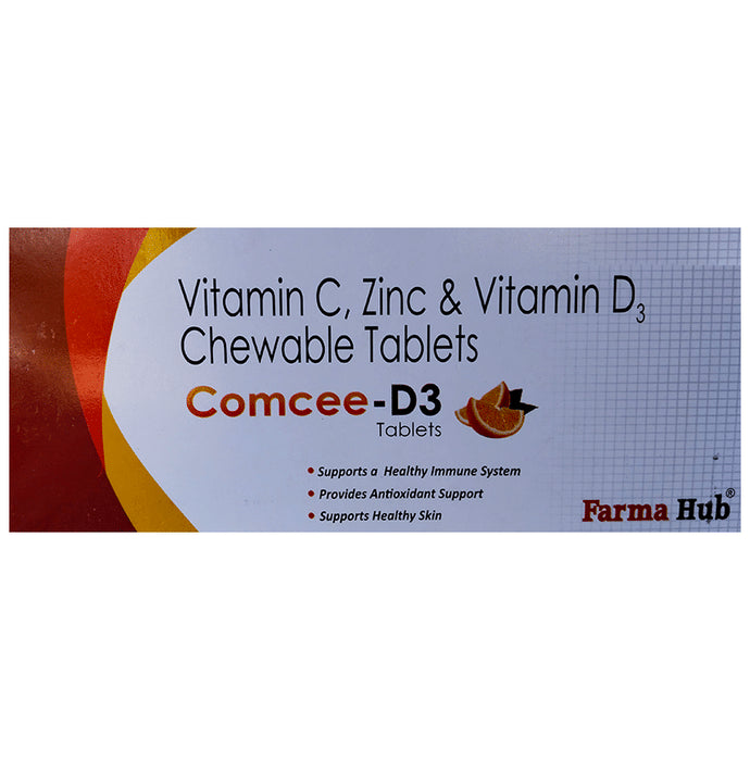Comcee-D3 Chewable Tablet - Classic Derma