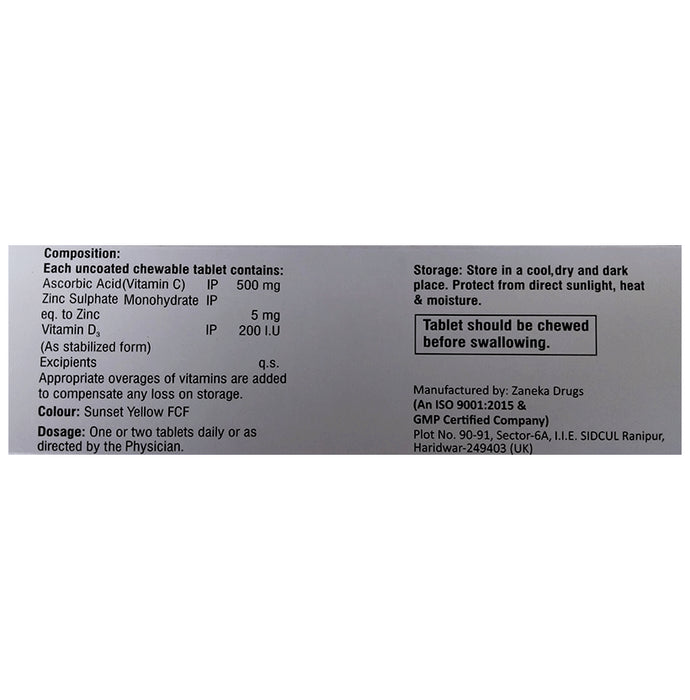 Comcee-D3 Chewable Tablet