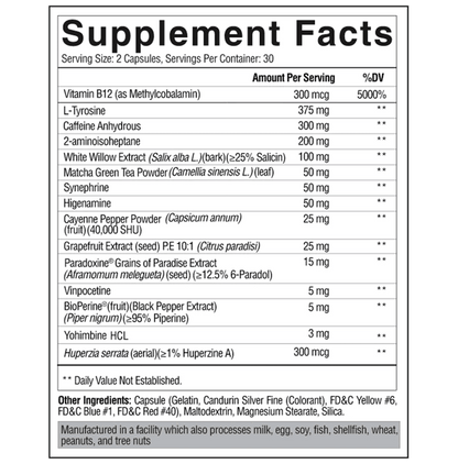Condemned Labz Arsynist Extreme Fat Burner Capsule