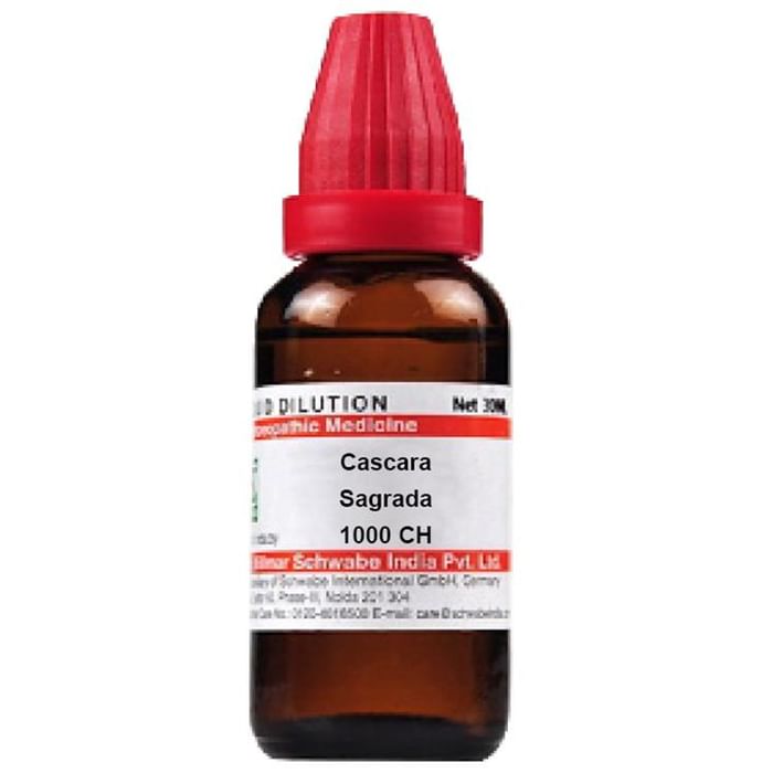 Dr Willmar Schwabe India Cascara Sagrada Dilution 1000 CH - Classic Derma
