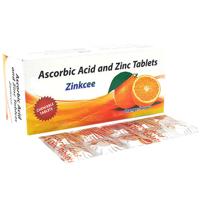 Cooper Zinkcee Chewable Tablet Orange