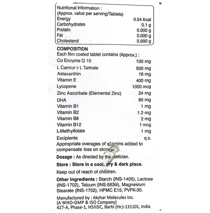 Co-Qnia10 Tablet