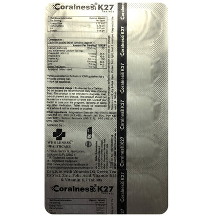 Coralness K27 Tablet - Classic Derma