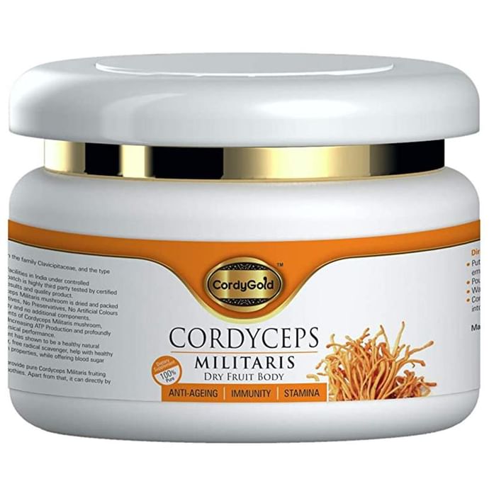 Cordy Gold Cordyceps Militaris Dry Fruit Body - Classic Derma