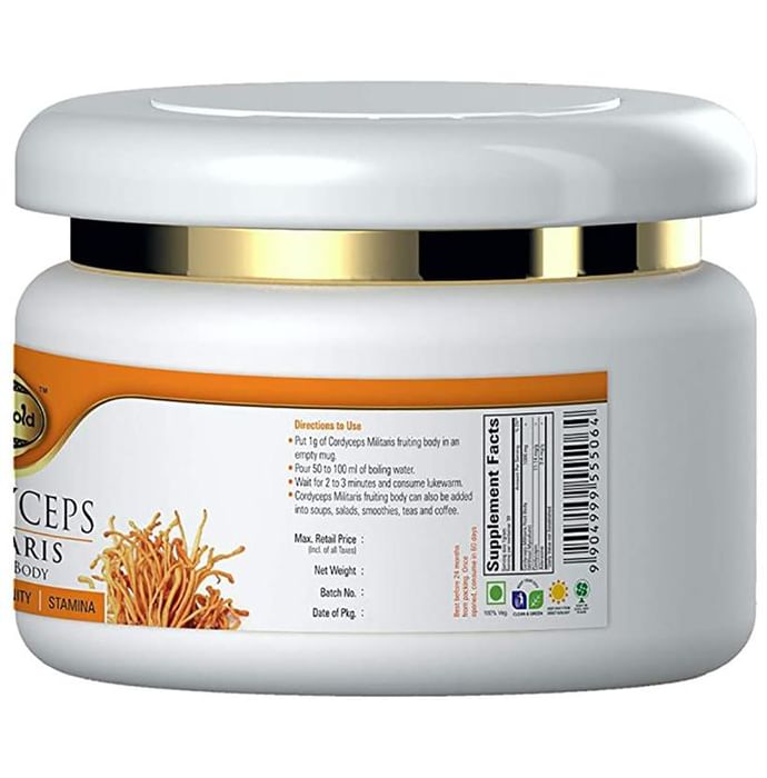 Cordy Gold Cordyceps Militaris Dry Fruit Body